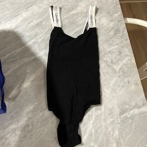 Black Calvin Klein body Suit